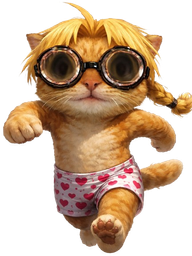 :Edward_chat_lunette_calecon: