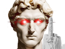 :Greek_God_Middle_Finger_Chad: