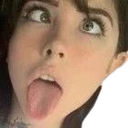 :fille_langue: