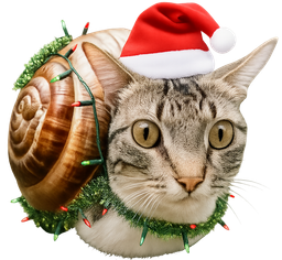:Escargochat_noel: