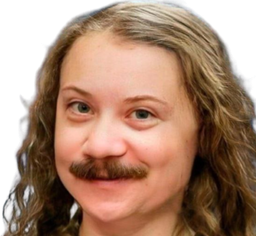 :gretamoustache: