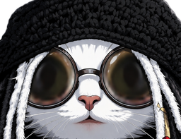 :Krist_chat_rasta_lunettes_: