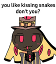 :snakekisser: