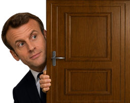 :Macron_porte: