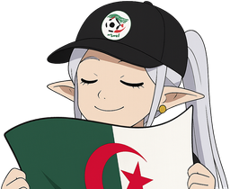 :Frieren_grand_drapeau_DZ:
